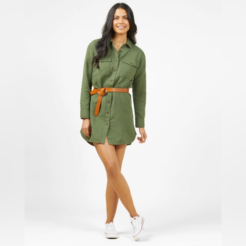 NWT Utility Shirt Dress - Outerknown